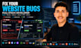 fix bugs, broken functionality and issues in your website