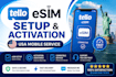 setup and activate tello esim for USA mobile service