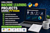 do machine learning projects using python