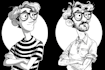 draw custom traditional line art illustrations