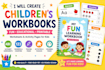 create fun and printable worksheets and workbooks for kids