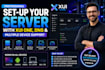 set up your server with xui one, dns multiple device