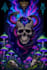 custom illustration dark art and psychedelic