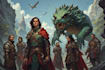 make a professional dnd party portrait art