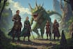 illutrate a fabulous custom dnd party portrait art