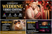 edit cinematic wedding videos and reels