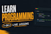 teach you programming basics with 1 on 1 online lessons