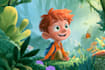 create whimsical children book illustration