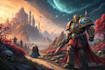 create beautiful digital warhammer 40k and illustrations