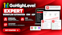 do go high level workflow automation gohighlevel crm go high level a2p expert