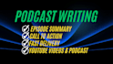 write SEO professional podcast show notes and podcast summary