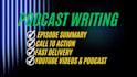 write SEO optimized podcast show notes with timestamps