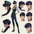 draw anime character or reference sheet for your character