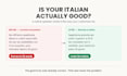 proofread and fix your italian text so it sounds native