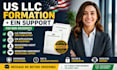 form your US llc and assist with ein for non residents