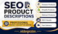 write SEO product descriptions