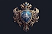 paint a custom fantasy faction crest illustration professionally
