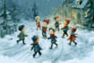 christmas children book illustration