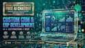 develop custom CRM and erp software with ai