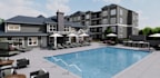 redesign 3d commercial building, cgi apartment render, multifamily architecture