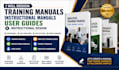 create trainming manual, instructional manual, and instructional design
