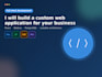 build a custom web application for your business