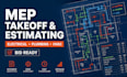 do mep takeoff and construction estimation for electrical, plumbing, and hvac