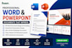 professional ms word document format  and editing