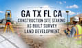 do georgia texas florida new jersey site plan land construction as built survey