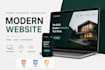 create responsive website using HTML CSS and javascript