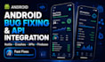 fix android kotlin bugs crashes and integrate apis