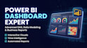 create advanced power bi dashboards, dax measures, and data models