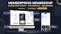 build memberpress membership website, subscriptions and payments website