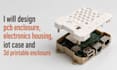 design pcb enclosure, electronics housing, iot case and 3d printable enclosure