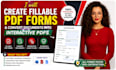 create fillable PDF forms and convert documents into interactive pdfs