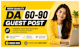 do SEO guest post backlinks on high da guest post sites
