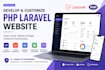 develop and customize your PHP laravel website