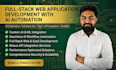 do full stack web application development with ai automation