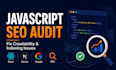 audit javascript rendering and crawlability issues for SEO
