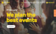 design wix event planner website party planner wedding event rental website