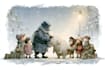 christmas children book illustration