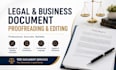 proofread and edit your legal and business documents