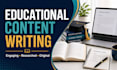 write clear study notes and learning materials
