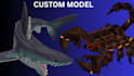 create custom 3d models, characters, creatures and game asset