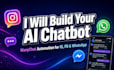 build manychat ai chatbot for instagram facebook whatsapp