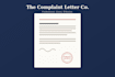 write professional complaint letters for you