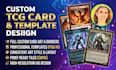 design custom tcg playing cards and templates