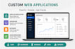 develop a custom python web application using flask