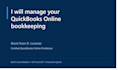 do bookkeeping and quickbooks online data entry and reconciliation