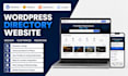 design wordpress directory website using hivepress geodirectory or listingpro